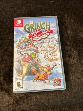 Nintendo Switch The Grinch Christmas Adventures - Green & Red Cover